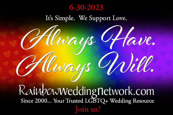 Couples & LGBTQ+ friendly Wedding Professionals Motivated to Take Substantive Action in Response to Today’s SCOTUS Ruling