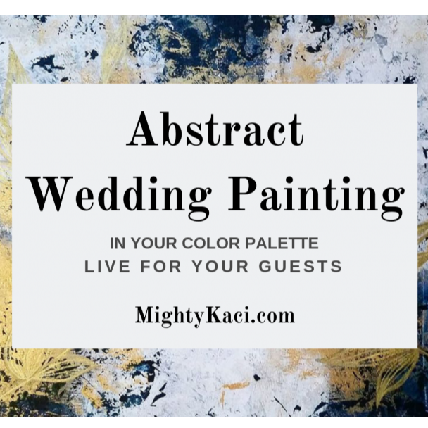 MightyKaci Art - Live Wedding Painting