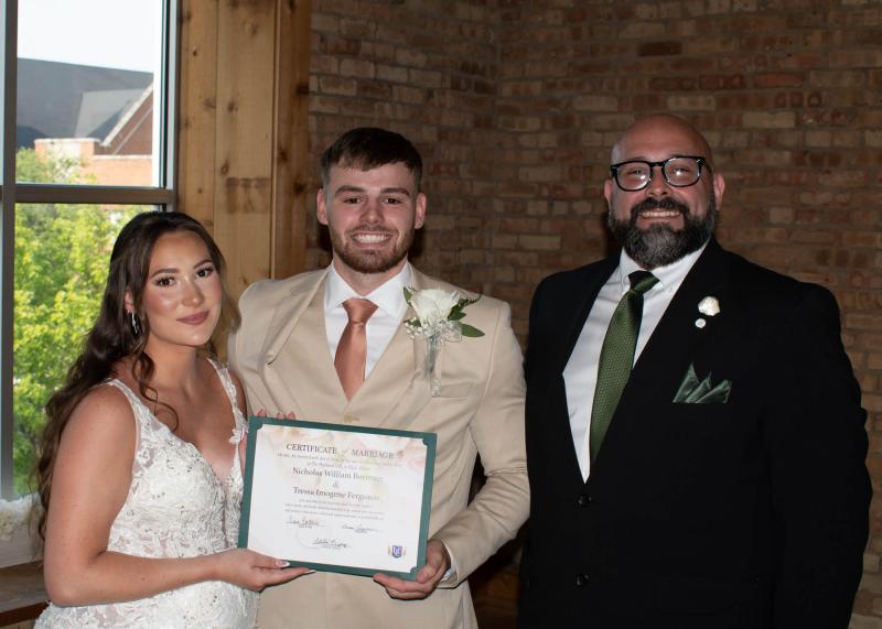 This couple found each other when they were but 7 years old, and we were thrilled to help them across the threshold of marriage.